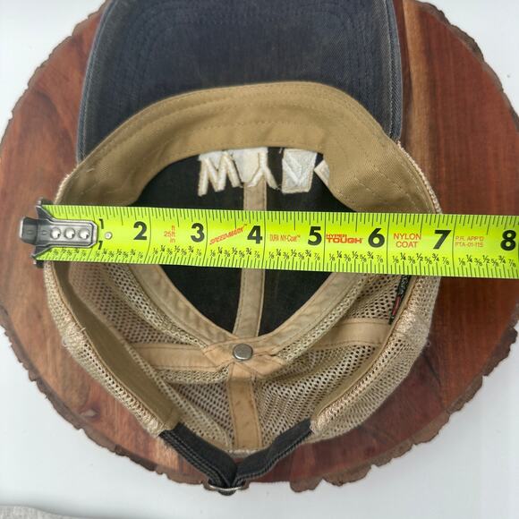 Jackson Hole Wyoming Trucker Baseball Strap Hat Gray Mesh One Size Teton VGUC - Picture 5 of 5